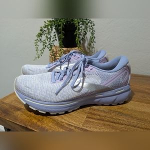 Brooks‎ Ghost 14 Womens Running Shoes Sz10  Purple Silver 120356-1B-566